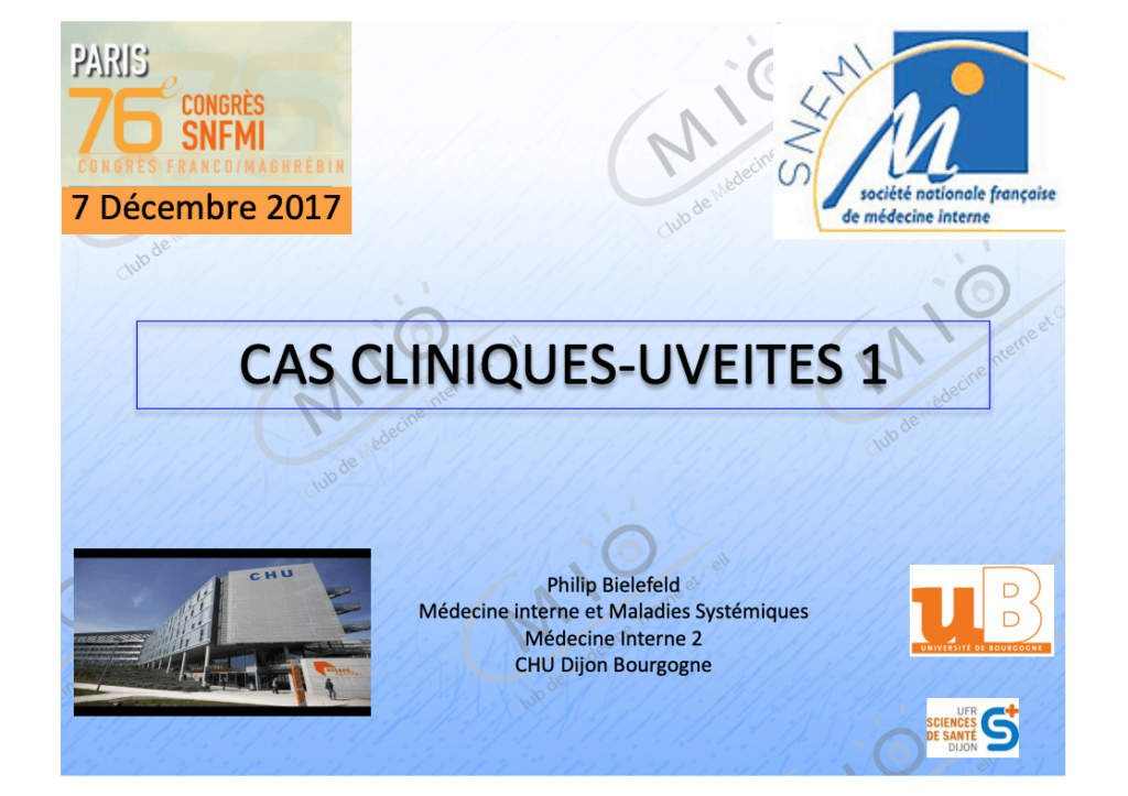 Cas cliniques - Uvéites 1 Cover