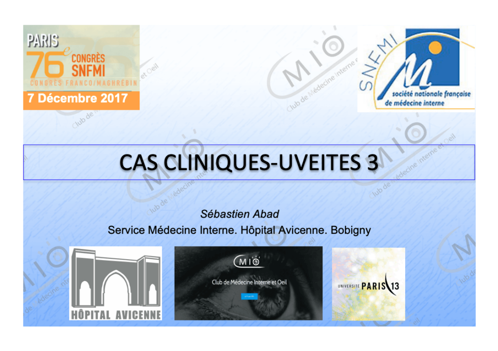 Cas cliniques - Uvéites 3 cover